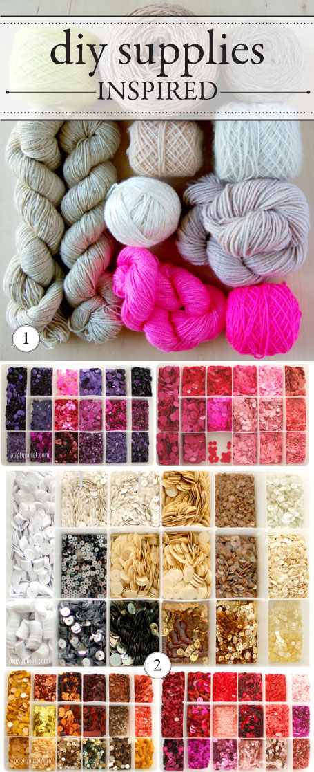 diy-supplies-sequins-yarn-craft