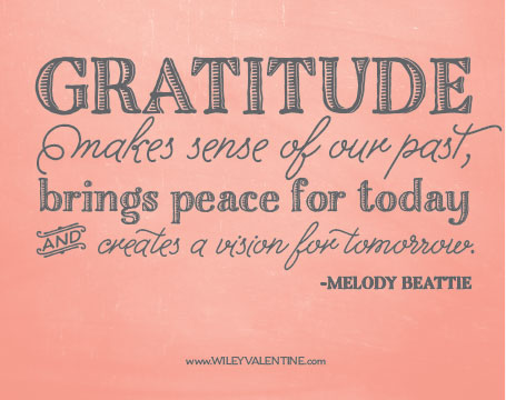 Gratitude