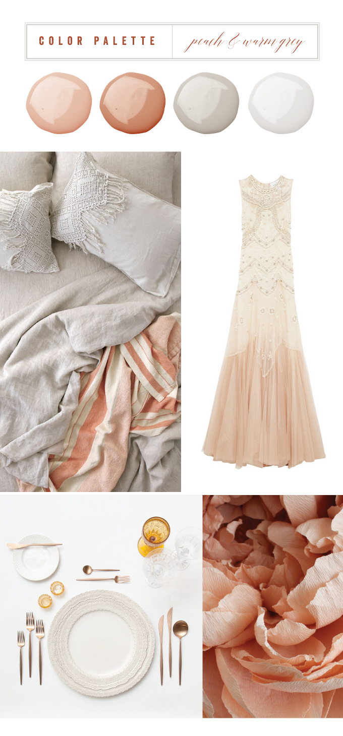 SoftGreyPeachWeddingStyle