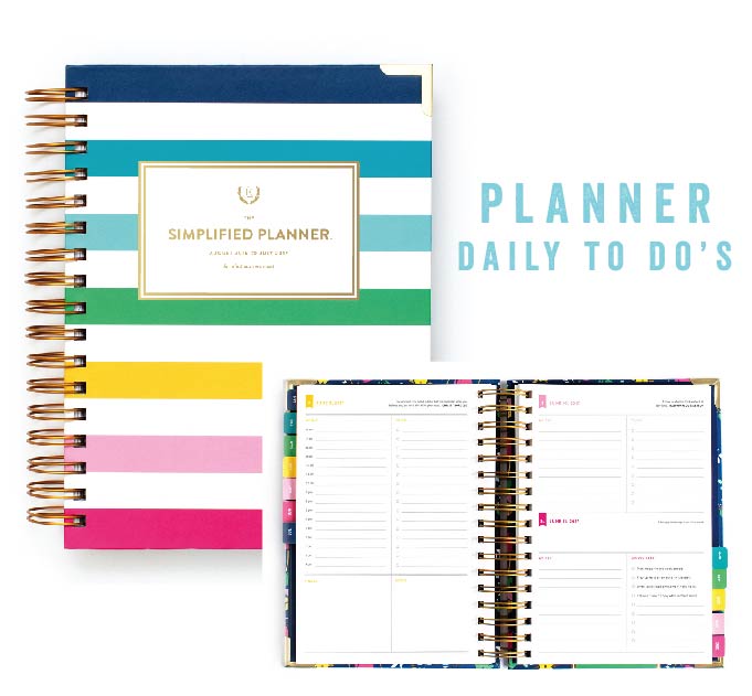 Emily Ley Simplified Planner, To Do's, Task List, Meal Planning